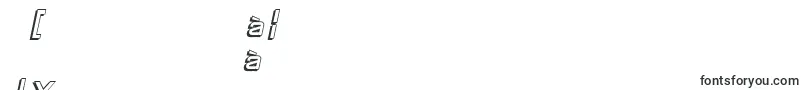 SfChaerilidaeShadedOblique-Schriftart – bengalische Schriften